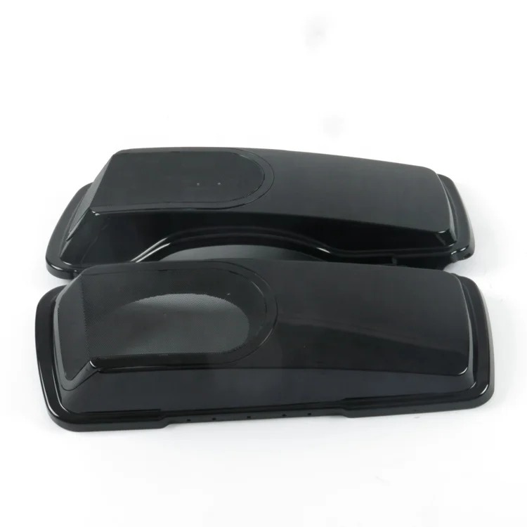 Black 6x9 Speaker Saddlebag Lids for  Touring 1993-2013